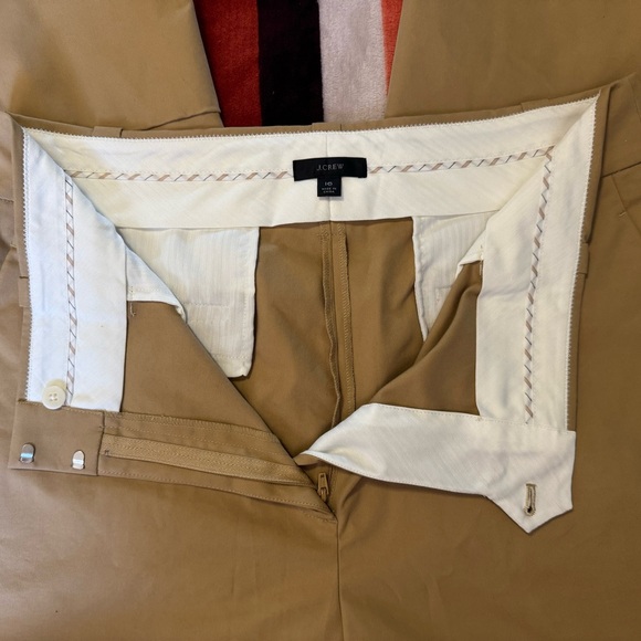 Wide Leg Cropped Khaki J. Crew Pants 16 - Picture 3 of 12